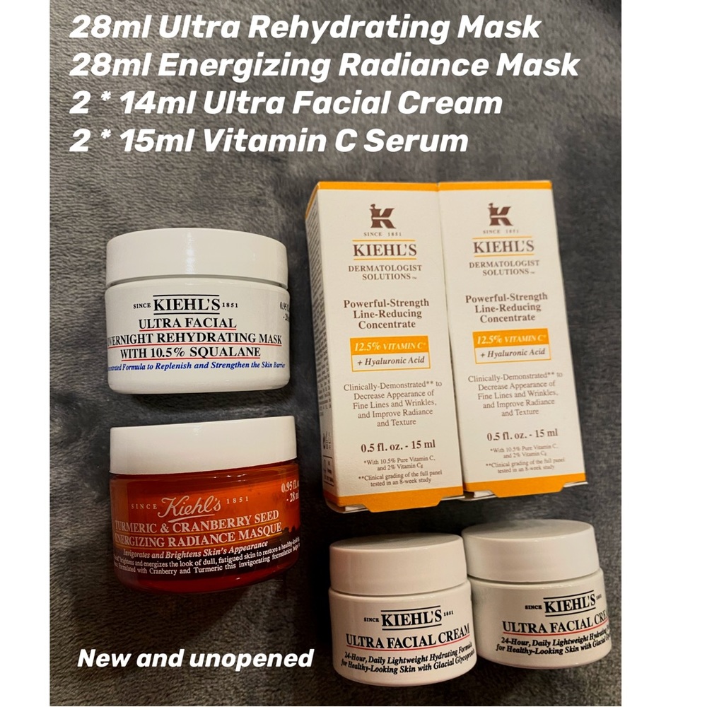 Kiehl's mask / ultra facial cream / serum